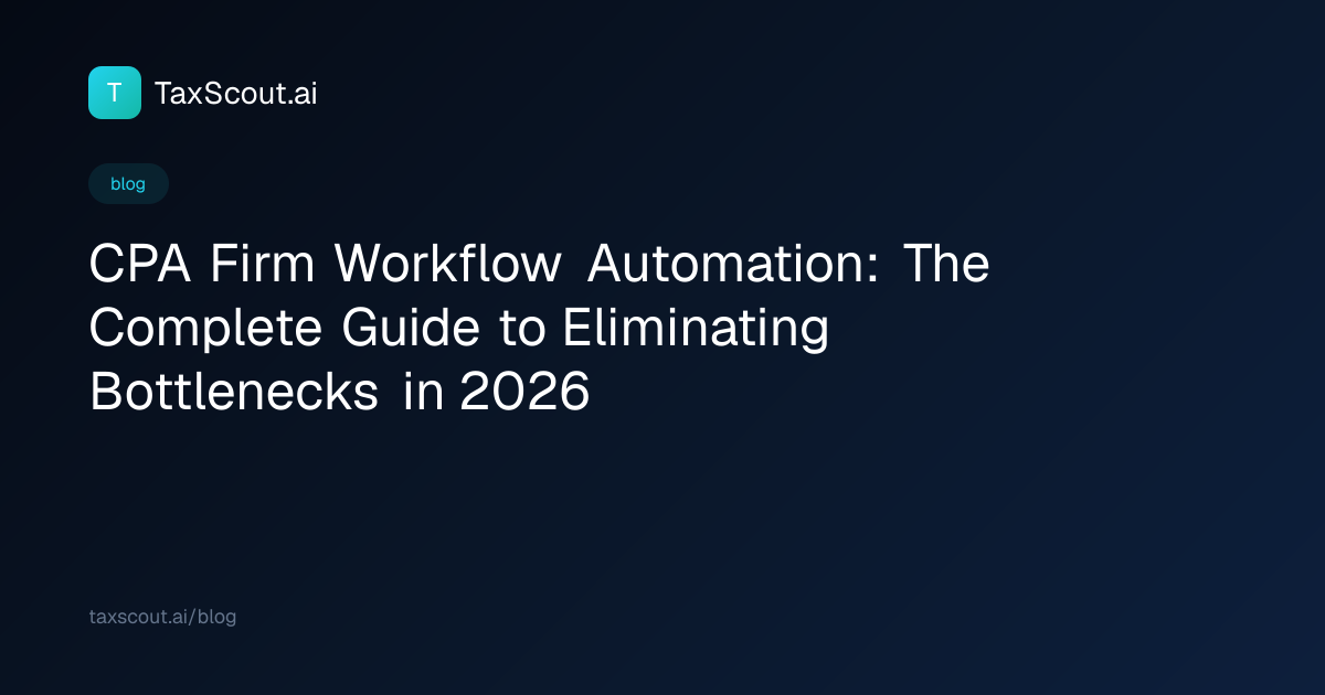 CPA Firm Workflow Automation: The Complete Guide to Eliminating Bottlenecks in 2026