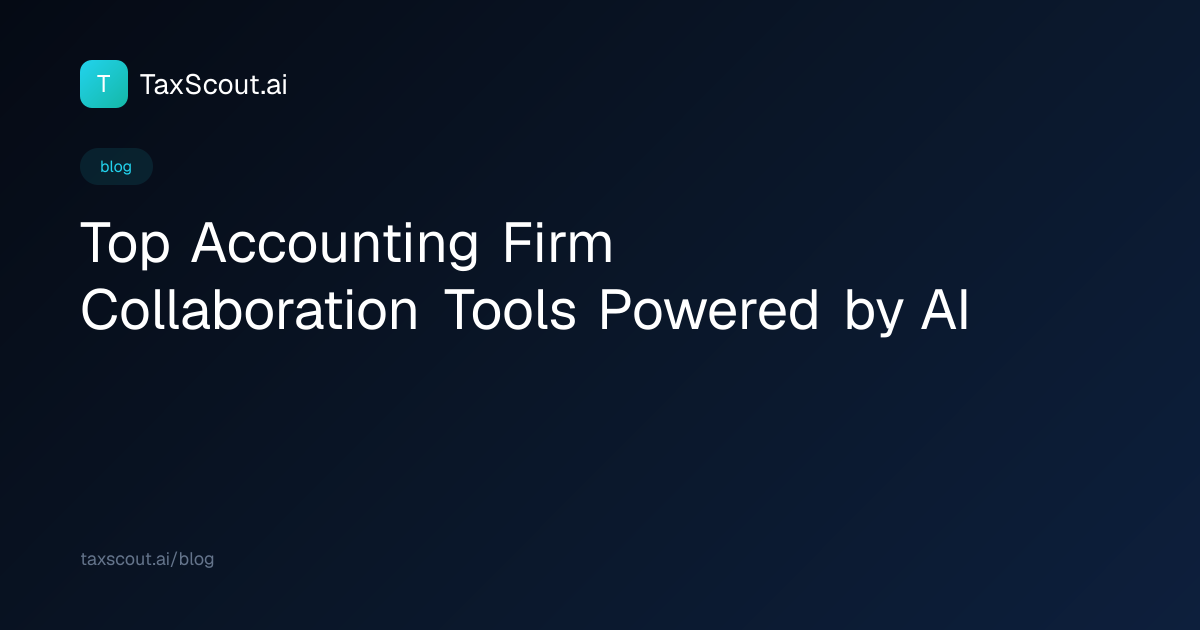 Top Accounting Firm Collaboration Tools Powered by AI