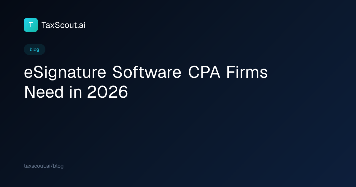 eSignature Software CPA Firms Need in 2026