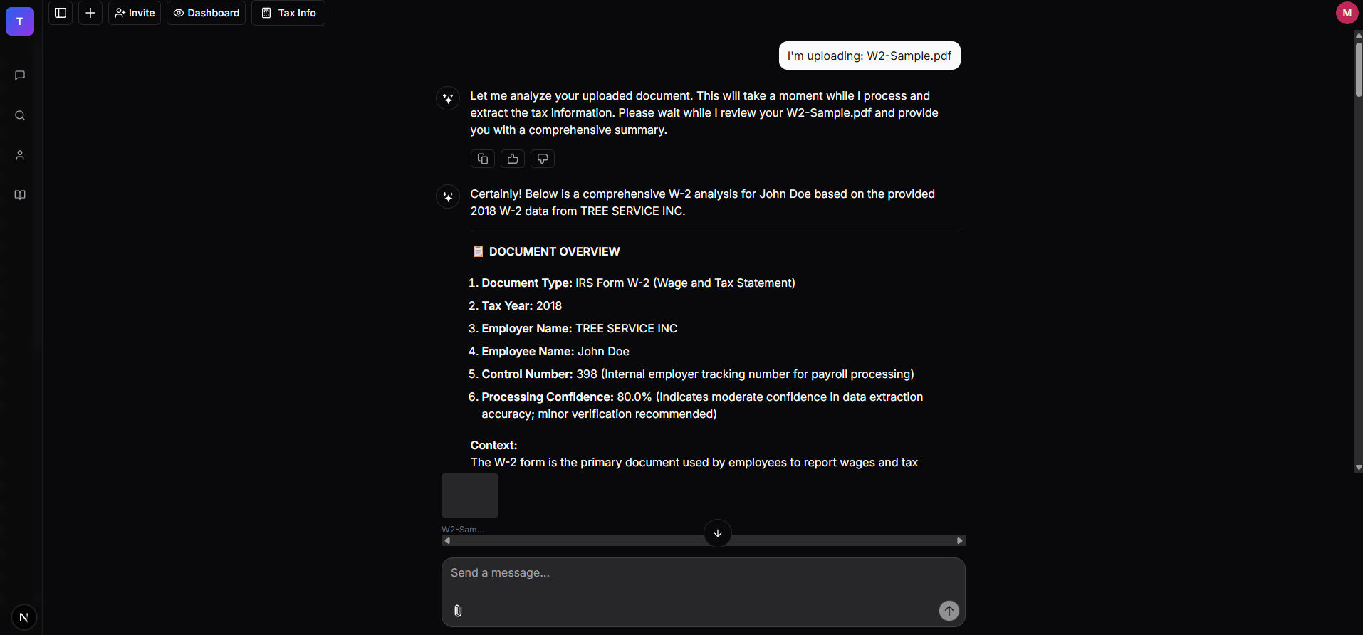 AI Chat Interface
